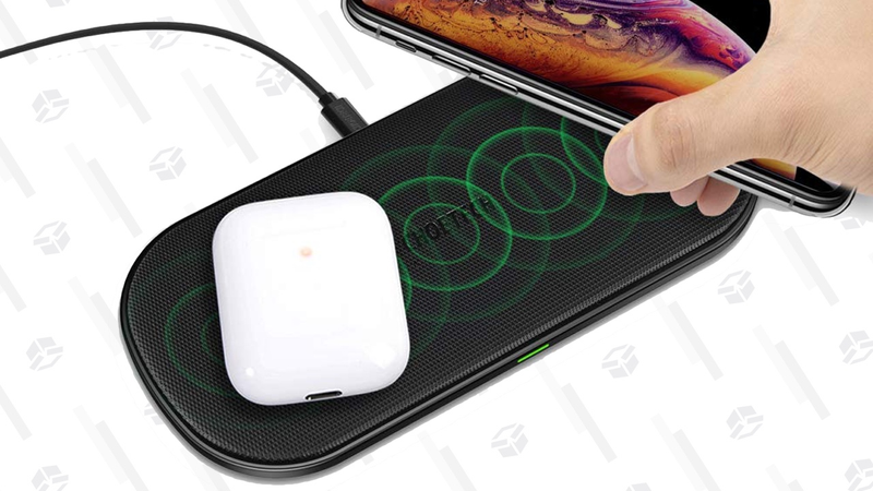 Base de carga inalámbrica Choetech Dual | $35 | Amazon | Usa el cupón de $2 con el código BL8HFWT4Gráfico: Shep McAllister